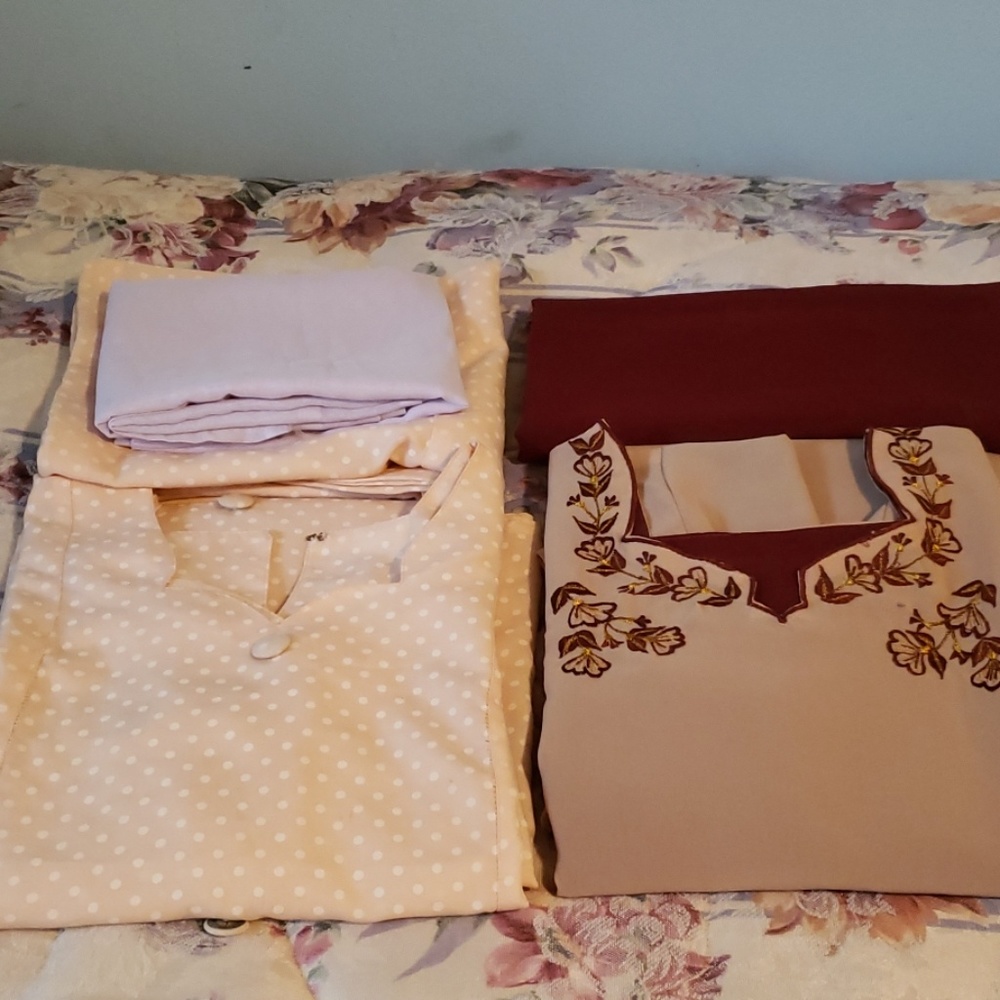 2 sets of 3 pieces  indian salwar kammeez